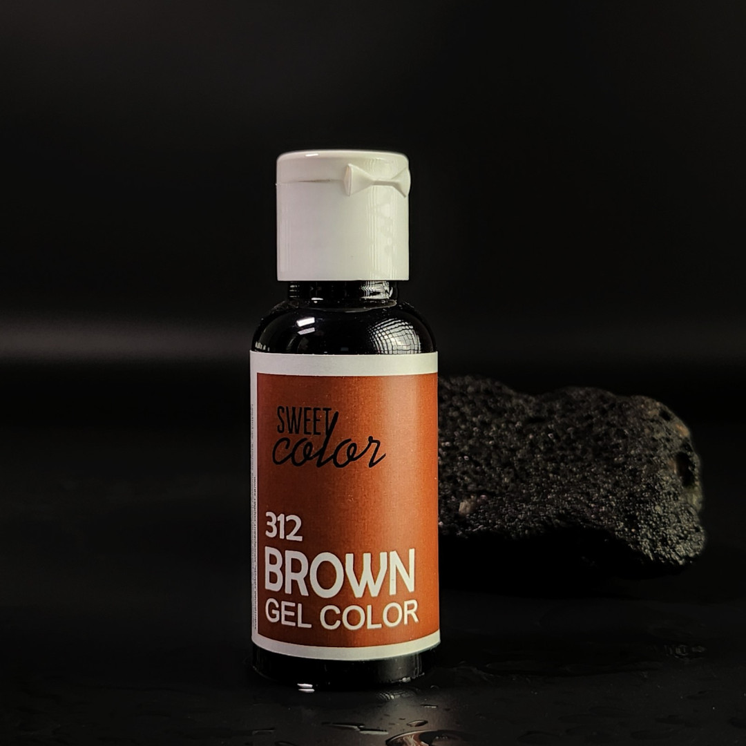 Барвник гелевий  sweet color Brown 312