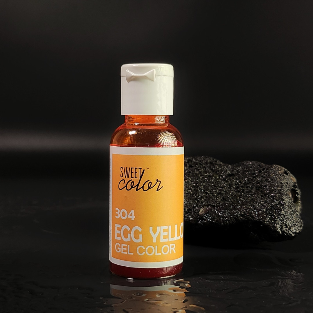 Барвник гелевий  sweet color Egg yellow 304
