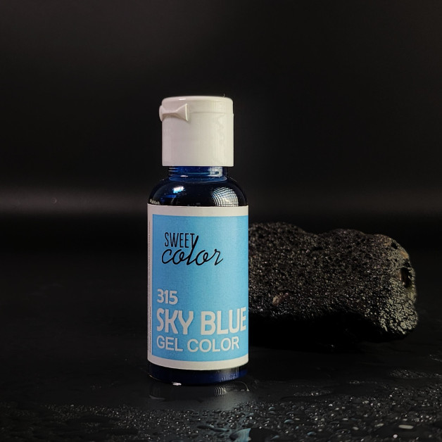 Барвник гелевий  sweet color Sky blue 315