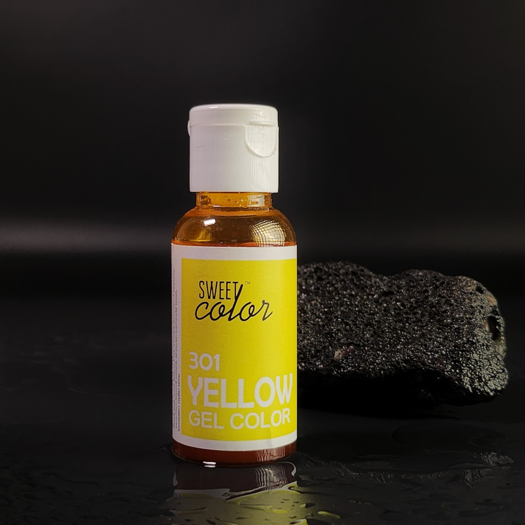 Барвник гелевий  sweet color Yellow 301