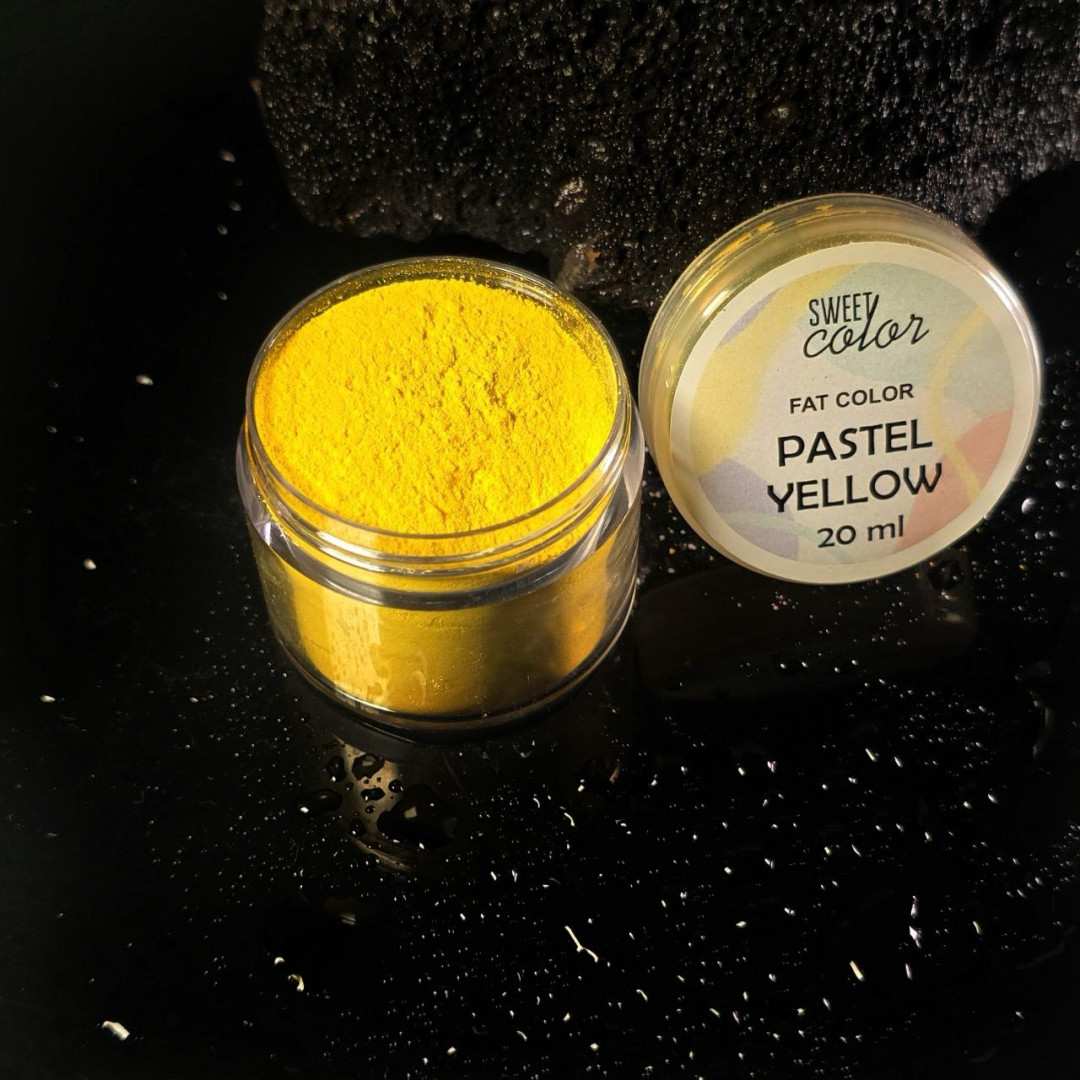 Барвник порошковий жиророзчинний sweet color Pastel yellow