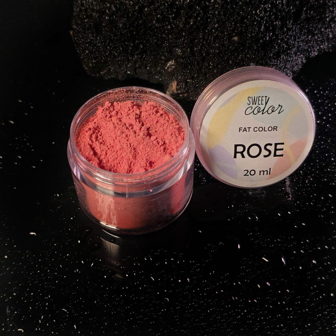Барвник порошковий жиророзчинний sweet color Rose