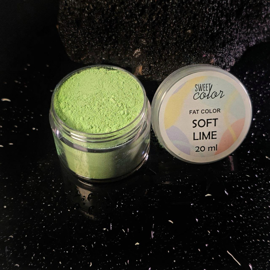 Барвник порошковий жиророзчинний sweet color Soft lime