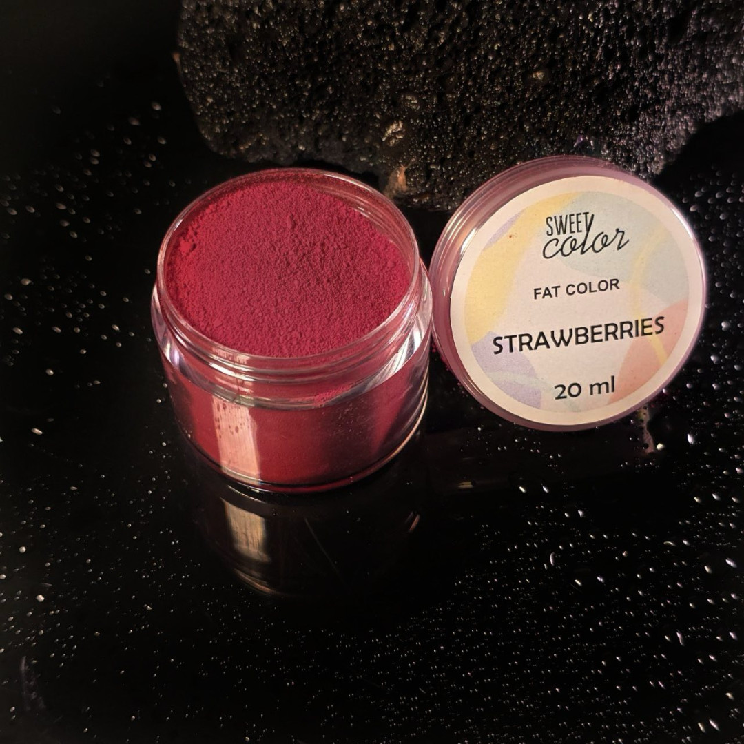Барвник порошковий жиророзчинний sweet color Strawberries