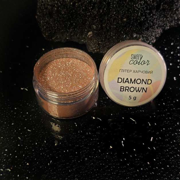 Глітер sweet color Diamond brown