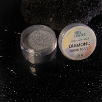 Глітер sweet color Diamond dark silver