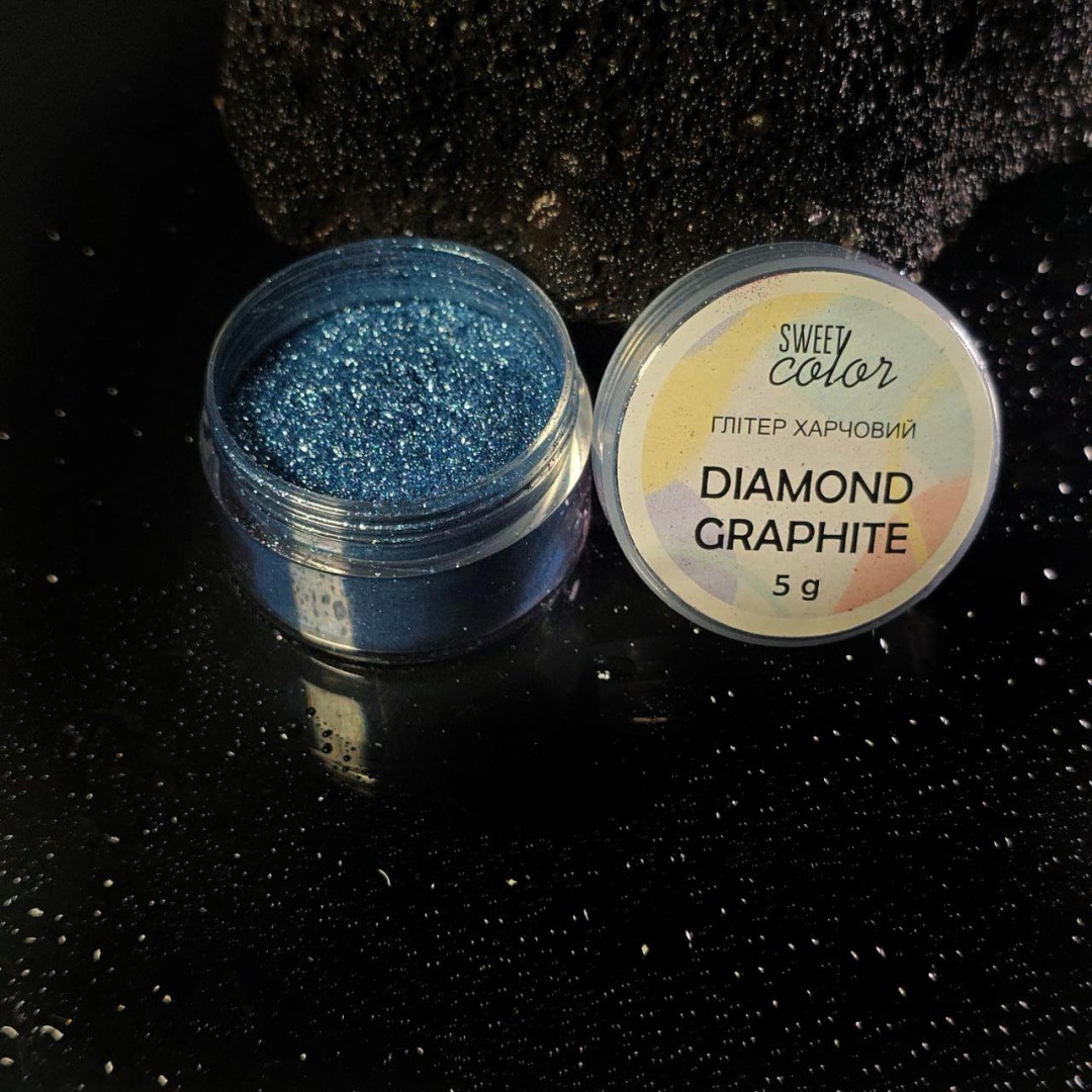 Глітер sweet color Diamond graphite