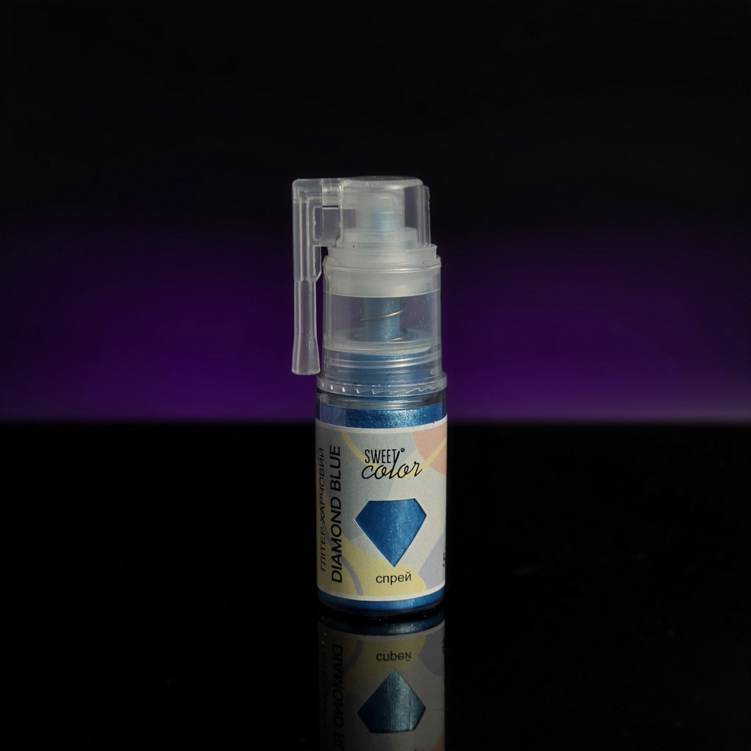 Глітер-Спрей sweet color Diamond blue 10 г
