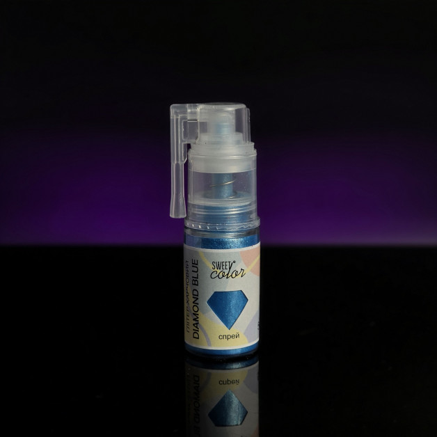 Глітер-Спрей sweet color Diamond blue 10 г