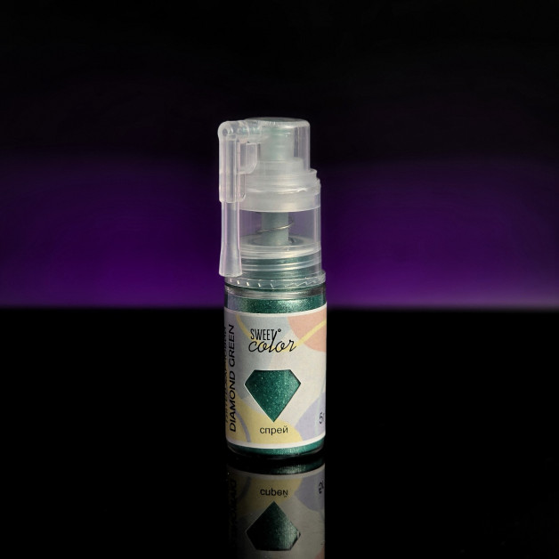 Глітер-Спрей sweet color Diamond green 10 г