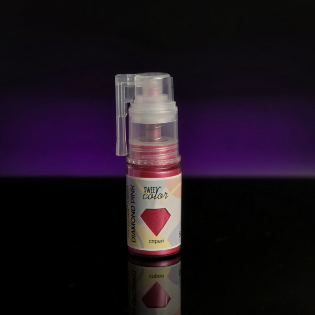 Глітер-Спрей sweet color Diamond pink 10 г