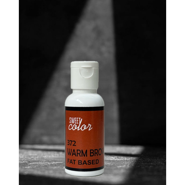 Барвник гел.жиророзч.sweet color "Warm brown"372